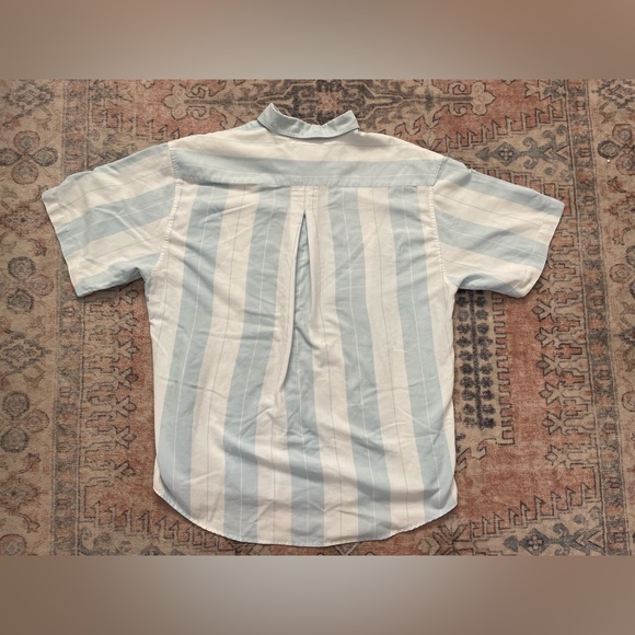 Levi’s Vintage Blue & White Collared Short Sleeve Casual Button Down Men’s XL - Picture 4 of 6